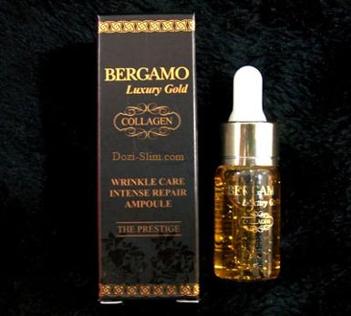 Bergamo Luxury Gold Collagen Wrinkle Care Intense Repair Ampoule